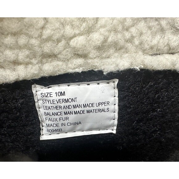 Totes Vermont men size 10 M winter boots brown suede upper and man made material - Picture 7 of 9